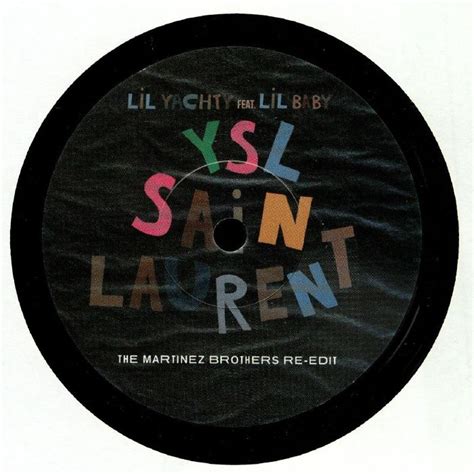 saint laurent ysl lil yachty 12 vinyl|saintlaurentysl music video.